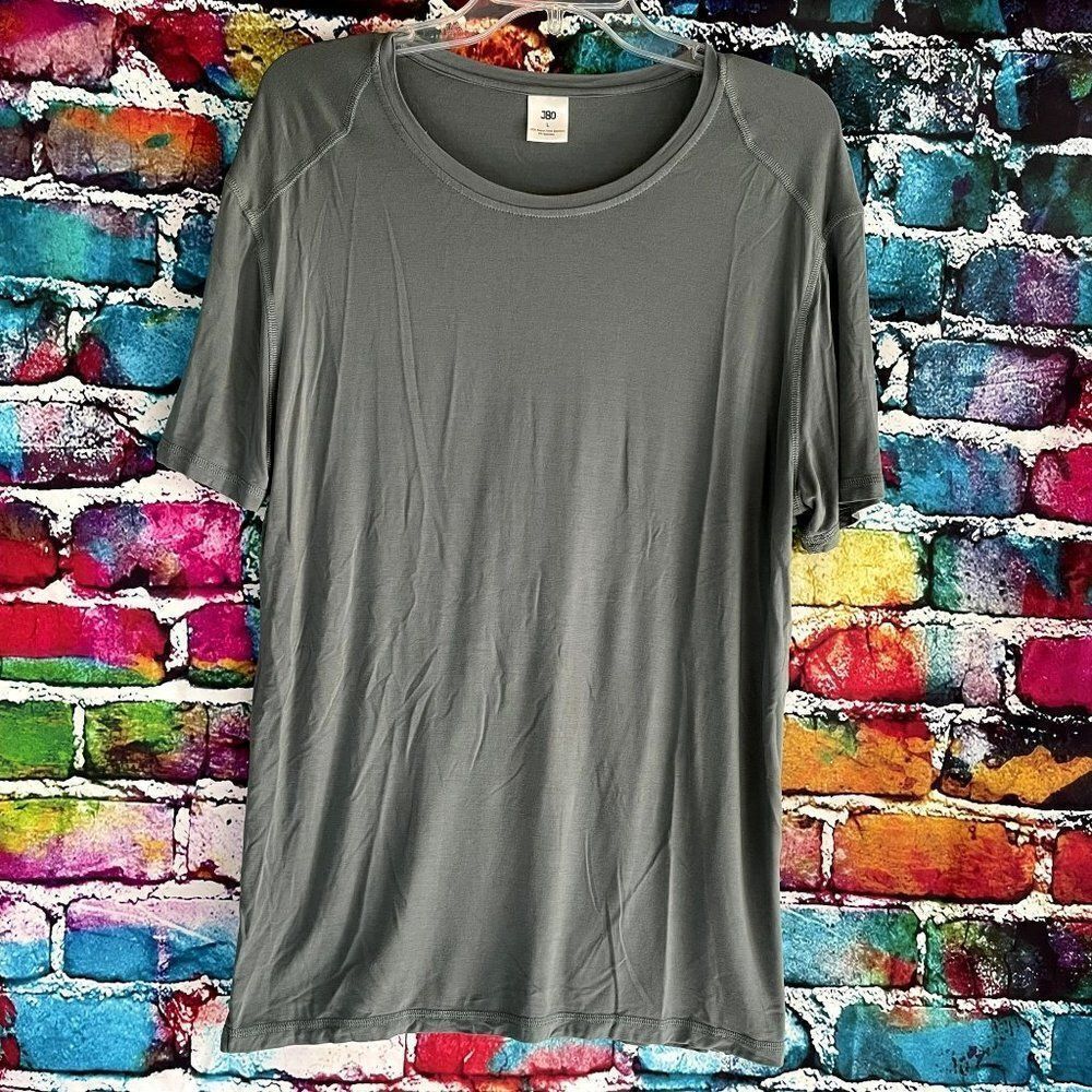 J80 Crew Neck Casual Tee Shirt Size Large Bamboo Rayon